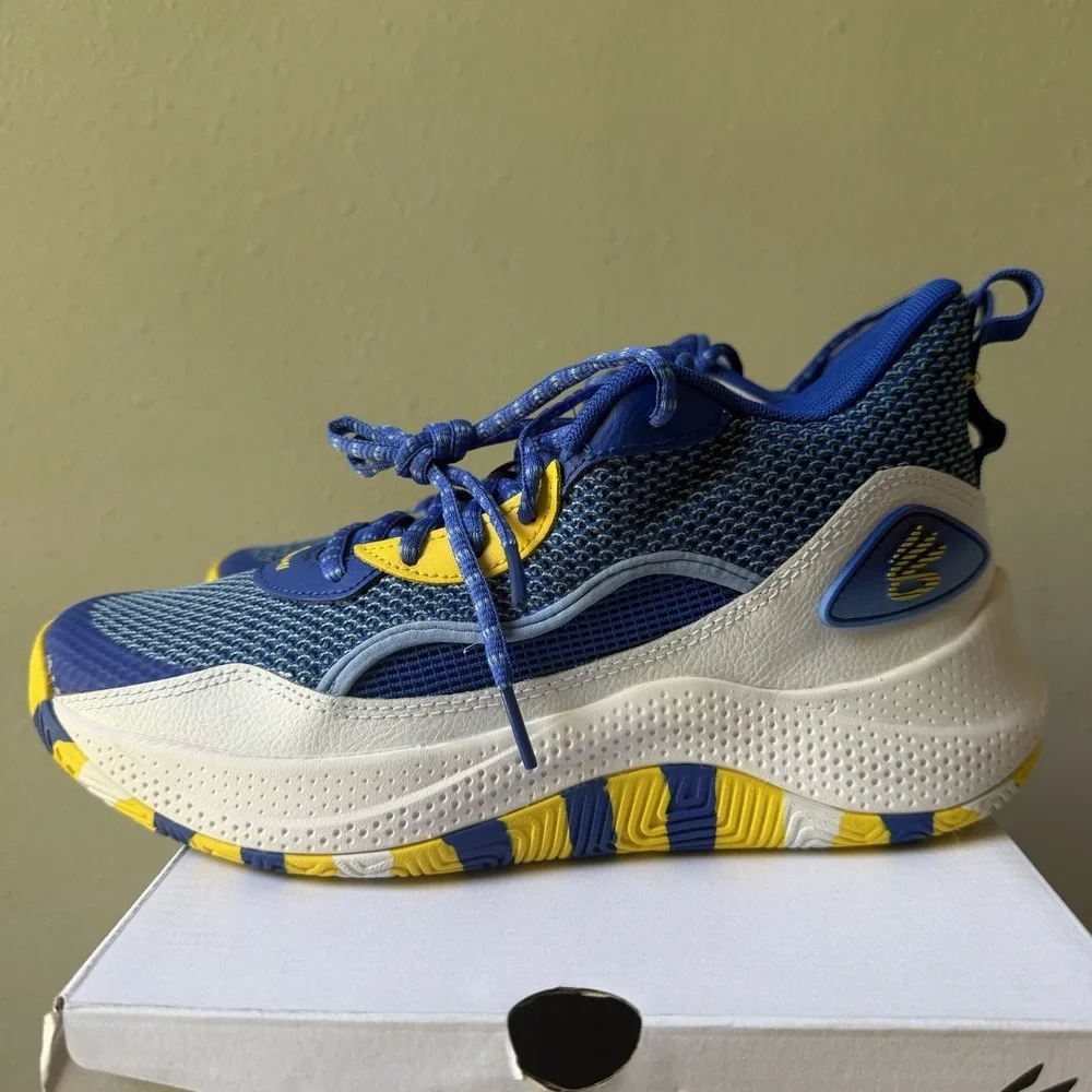 Under Armour Curry 3Z 24 Basketball Shoes Warrior Blue Mens Size 12.5